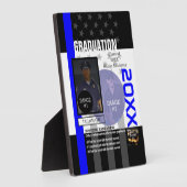 Plaque Photo Créez votre propre avec 3 images et 9 lignes de te (Côté)