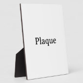 Plaque Photo Créez Votre Propre Chevalet Simple 8''x10'' Résist (Côté)