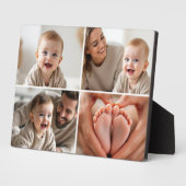 Plaque Photo Créez votre propre collage de 4 photos de bébé mig (Côté)