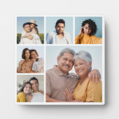 Plaque Photo Créez votre propre collage de 6 photos (Devant)
