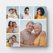 Plaque Photo Créez votre propre collage de 6 photos  (Devant)