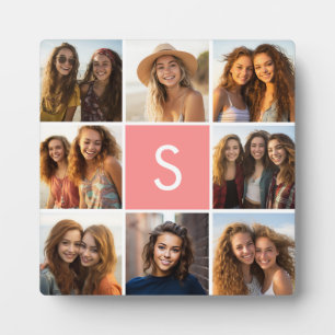 Plaque Photo Créez Votre Propre Collage Instagram Monogramme Pe