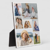 Plaque Photo Créez votre propre collection de 7 photos (Côté)