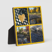 Plaque Photo Créez votre propre collection de photos Gold (Recto)