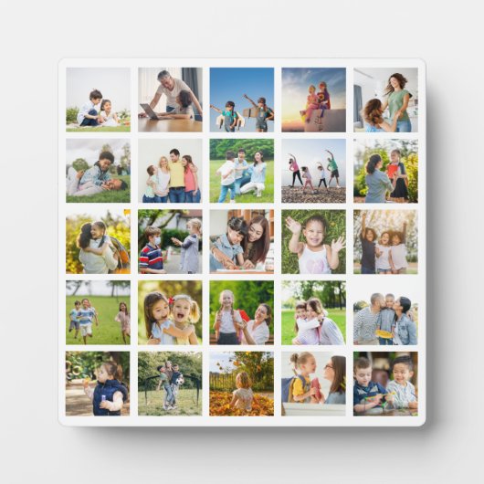 Plaque Photo Créez votre propre collection photo 25 modifiable (Devant)