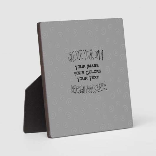 Plaque Photo Créez votre propre conception personnalisée (Recto)