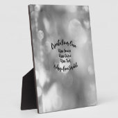 Plaque Photo Créez votre propre couleur/conception personnalisé (Côté)