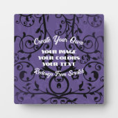 Plaque Photo Créez votre propre Customisé (Devant)