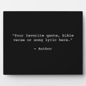 Plaque Photo Créez votre propre devis (Devant)