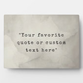 Plaque Photo Créez votre propre devis (Devant)