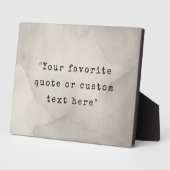 Plaque Photo Créez votre propre devis (Côté)