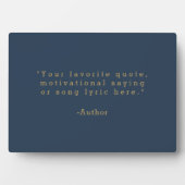 Plaque Photo Créez votre propre devis (Devant)