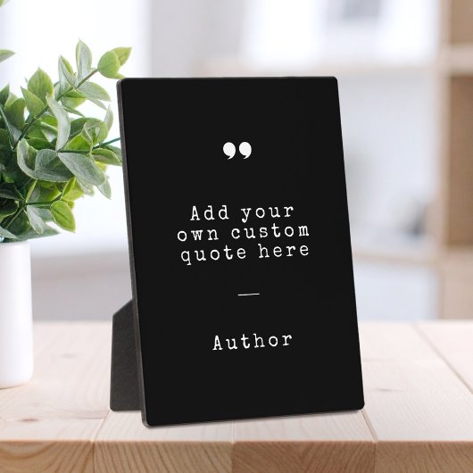 Plaque Photo Créez votre propre devis