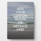 Plaque Photo Créez votre propre devis (Devant)