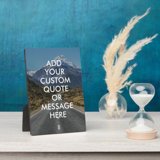 Plaque Photo Créez votre propre devis (Côté)