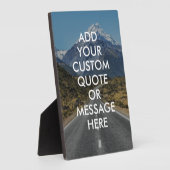 Plaque Photo Créez votre propre devis (Côté)