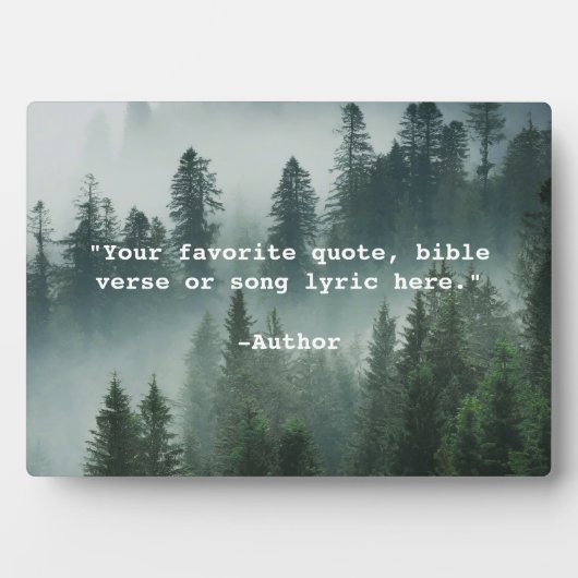 Plaque Photo Créez votre propre devis (Devant)