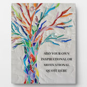 Plaque Photo Créez Votre Propre Devis De Motivation Inspiration (Devant)