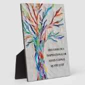 Plaque Photo Créez Votre Propre Devis De Motivation Inspiration (Côté)