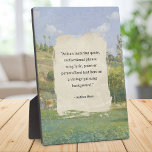 Plaque Photo Créez votre propre devis Peinture Vintage<br><div class="desc">Créez votre propre plaque de citation personnalisée dans un cottage plus esthétique avec votre dicton inspirant préféré,  paroles de chansons ou texte personnalisé sur un arrière - plan de peinture paysagère vintage.</div>