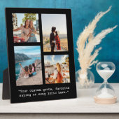 Plaque Photo Créez votre propre devis personnalisé 4 Collage ph (Côté)