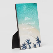 Plaque Photo Créez votre propre devis personnalisé - Plage (Côté)