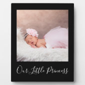 Plaque Photo Créez votre propre garde photo bébé personnalisé (Devant)