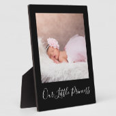 Plaque Photo Créez votre propre garde photo bébé personnalisé (Côté)