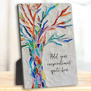 Plaque Photo Créez votre propre message inspirant