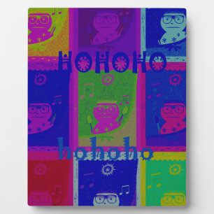 Plaque Photo Créez votre propre Père Noël HoHoho Pop Art spécia