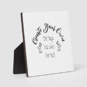 Plaque Photo Créez votre propre personnalisation (Recto)