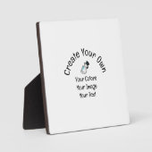 Plaque Photo Créez votre propre personnalisation (Recto)