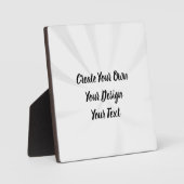 Plaque Photo Créez votre propre personnalisation (Recto)