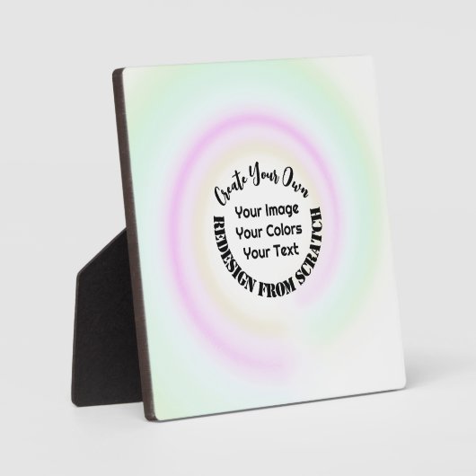 Plaque Photo Créez votre propre personnalisation (Recto)