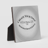 Plaque Photo Créez votre propre personnalisation (Recto)