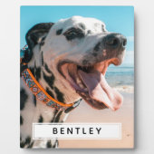 Plaque Photo Créez votre propre photo de nom (Devant)