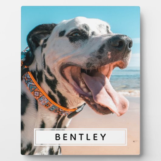 Plaque Photo Créez votre propre photo de nom (Devant)