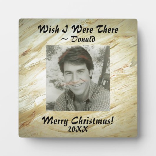 Plaque Photo Créez votre propre photo Marbre Faux Finition (Devant)