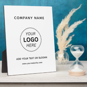 Plaque Photo Créez votre propre texte de logo d'entreprise de c
