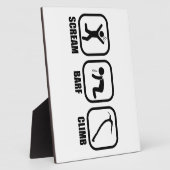 Plaque Photo Cri Barf Climb (Côté)