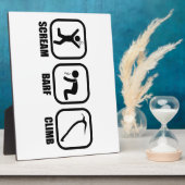 Plaque Photo Cri Barf Climb (Côté)