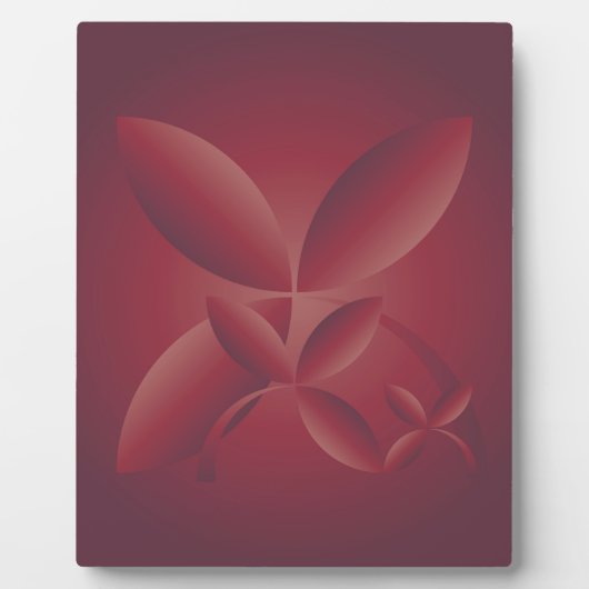 Plaque Photo crimson d'automne (Devant)