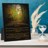 Plaque Photo Crisp Automne Breeze Poème Pittoresque Easel Photo (Côté)