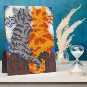 Plaque Photo Crochet romantique (Côté)