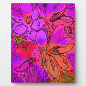 PLAQUE PHOTO CROCUSES (Devant)