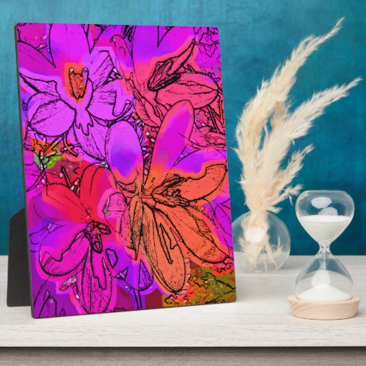 PLAQUE PHOTO CROCUSES (Côté)