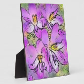 PLAQUE PHOTO CROCUSES (Côté)