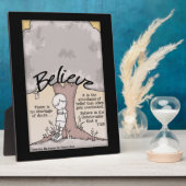 Plaque Photo Croire l'arbre (Côté)