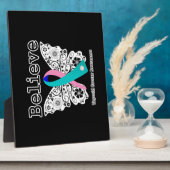 Plaque Photo Croire - Thyroïde Cancer Papillon (Côté)