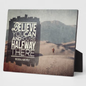 Plaque Photo Crois Que Tu Peux (Côté)